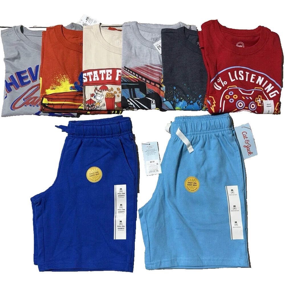 NWOT Boys Clothing Wholesale Liquidation Lot of 30pcs Spring/Summer Siz 8-10T - Picture 14 of 16